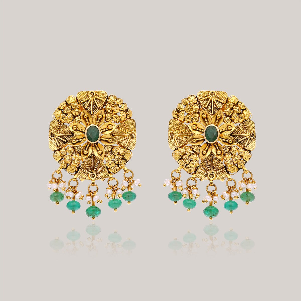 Starburst Gold Earrings