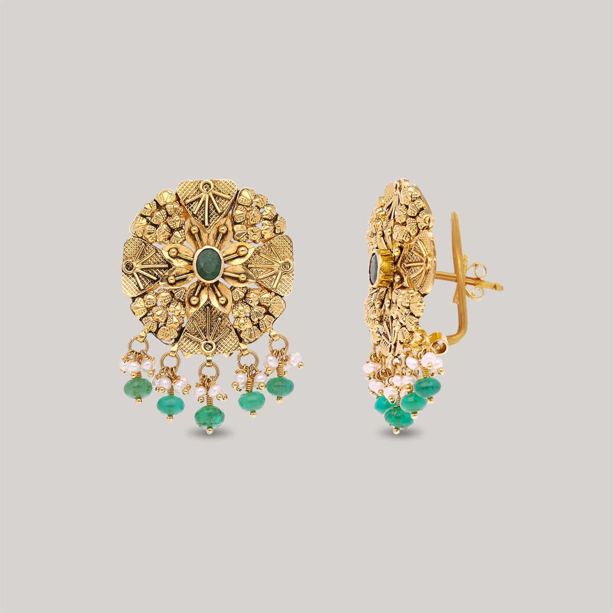 Starburst Gold Earrings