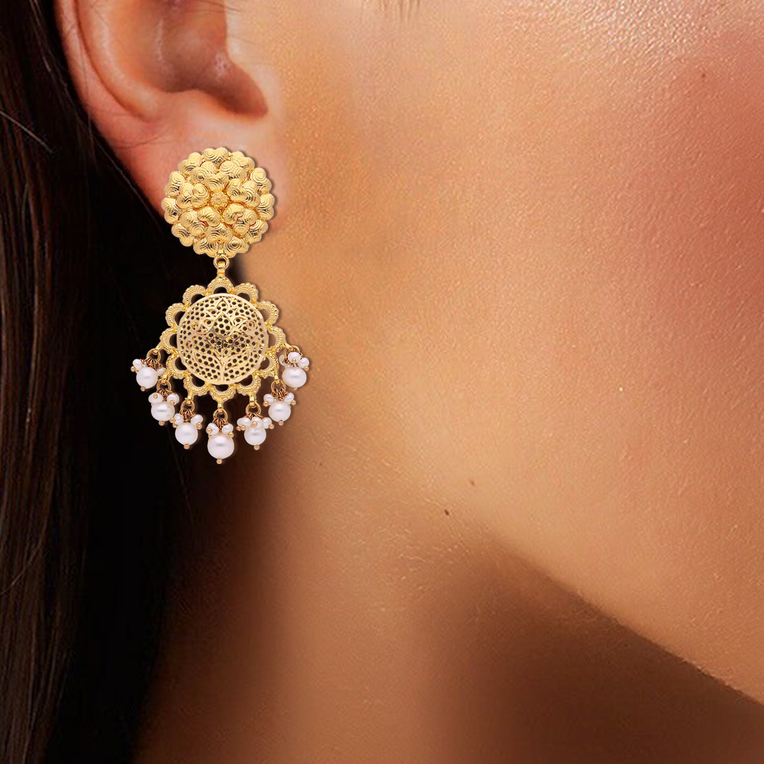Feme Gold Earrings