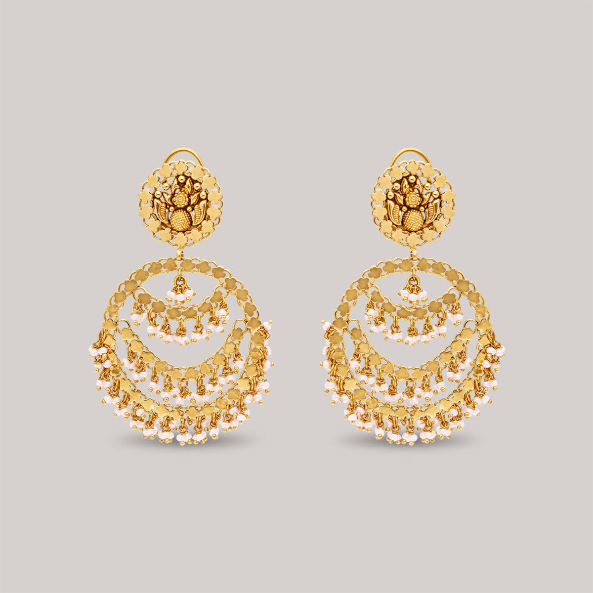 Traditional Gold Chandbali