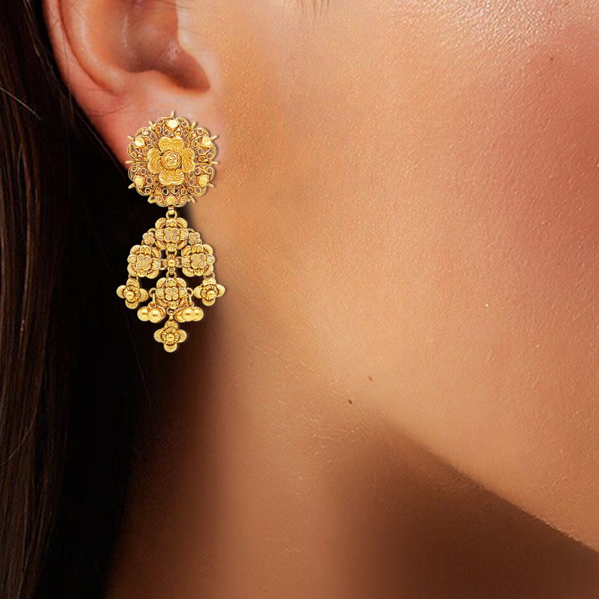 Indali Gold Earrings