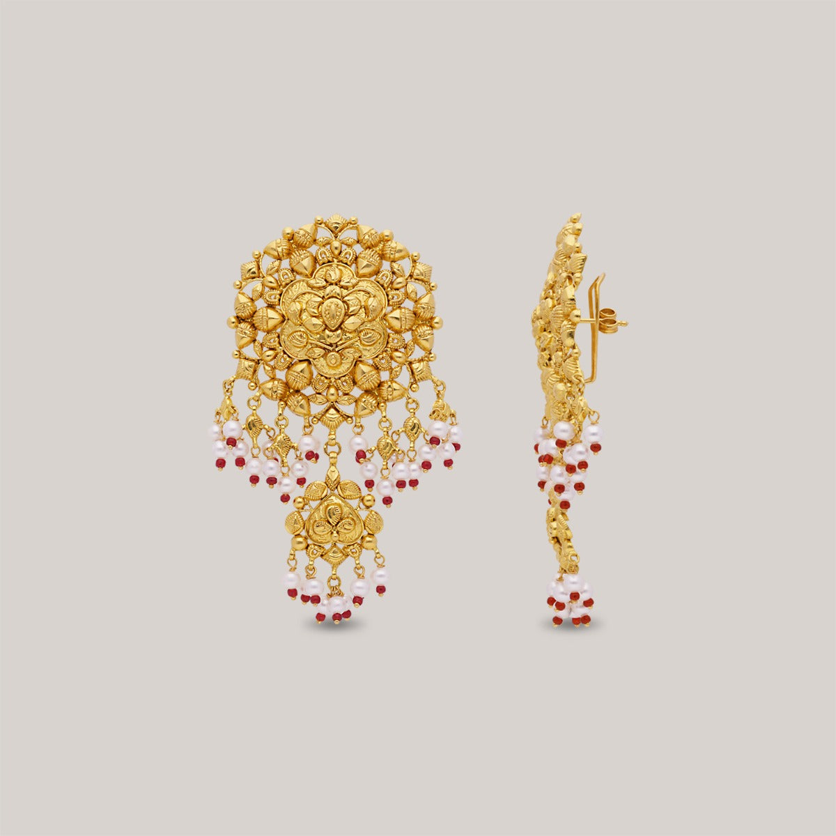 Indrani Gold Earrings