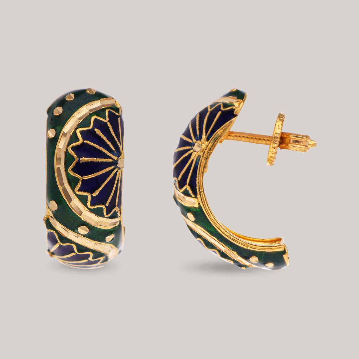 Kalamata Gold Earrings