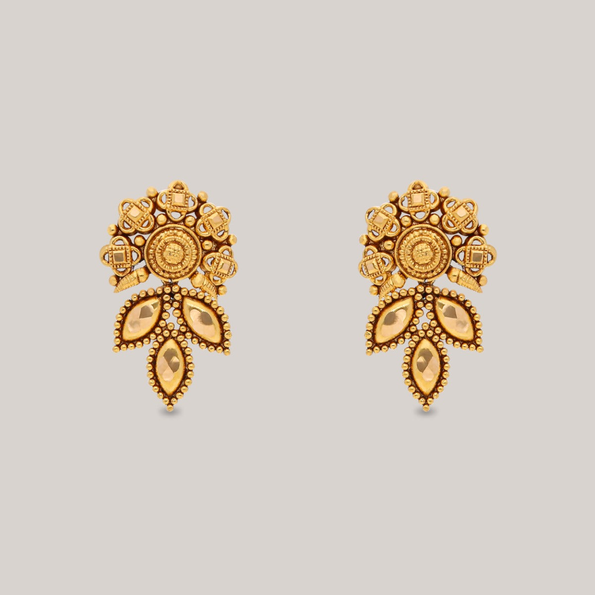 Eternal Glow Gold Earrings