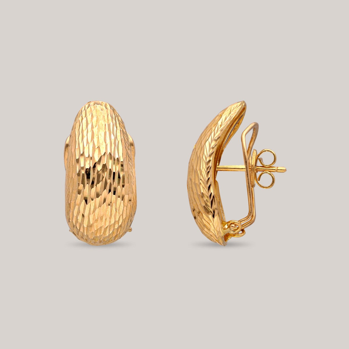 Textured Torc Gold Necklace Set