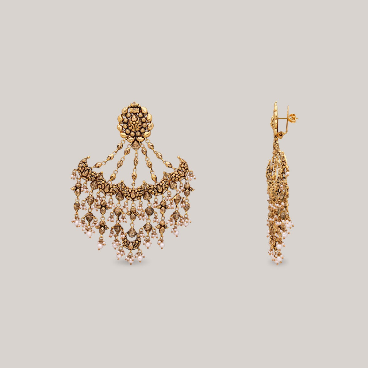 Royal Symphony Gold Earrings
