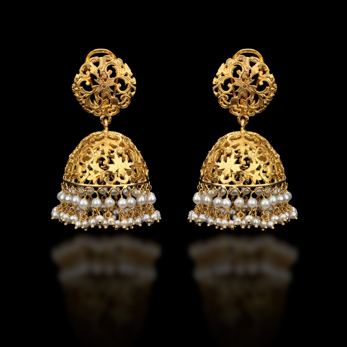 Traditional Gold Jhumka