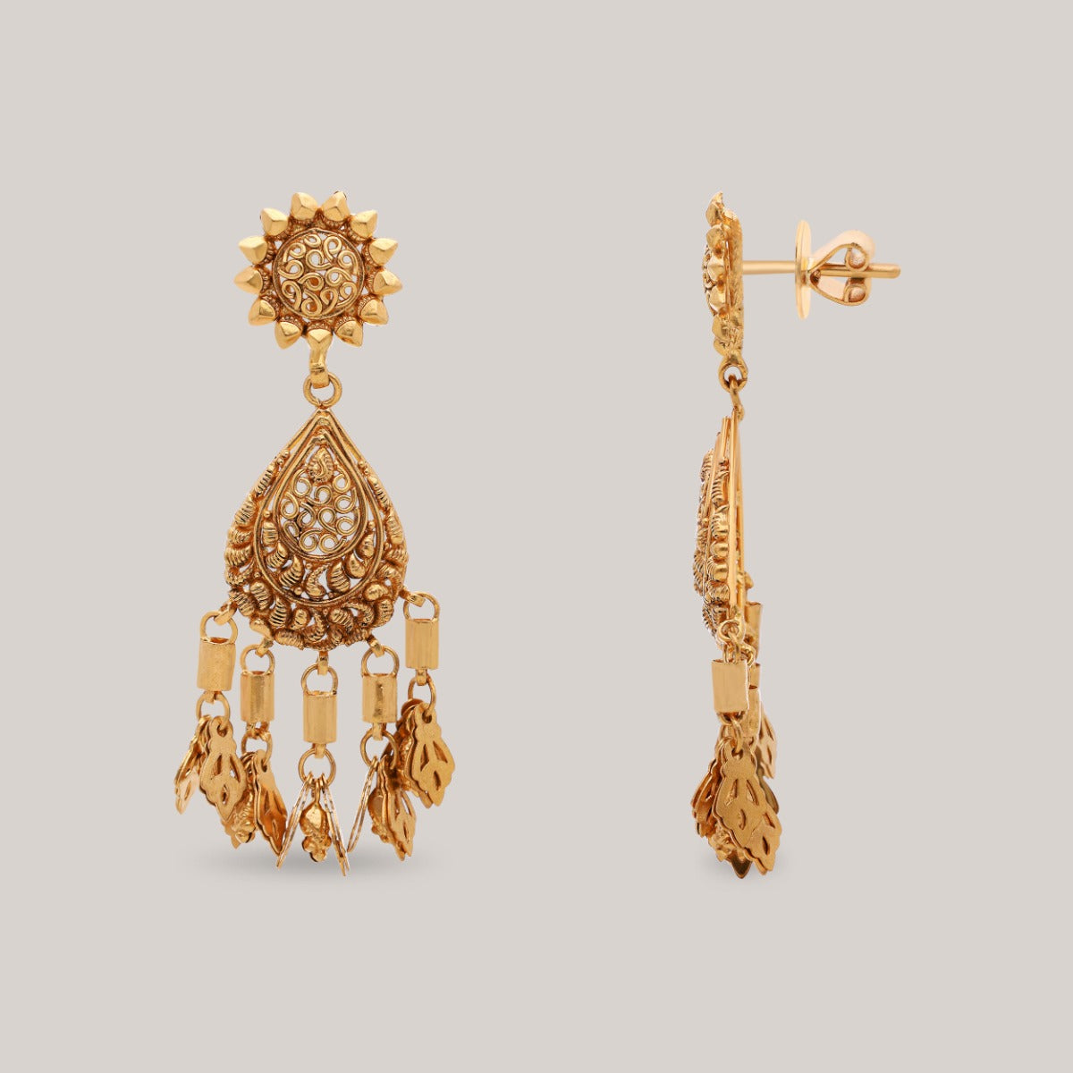 Solaris Gold Earrings