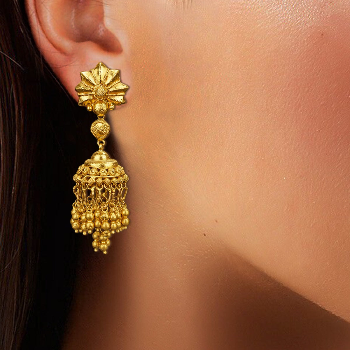 Princess Paps Gold Earrings