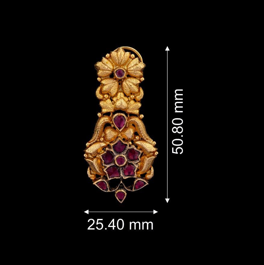 Captivating Floral Gold Earrings