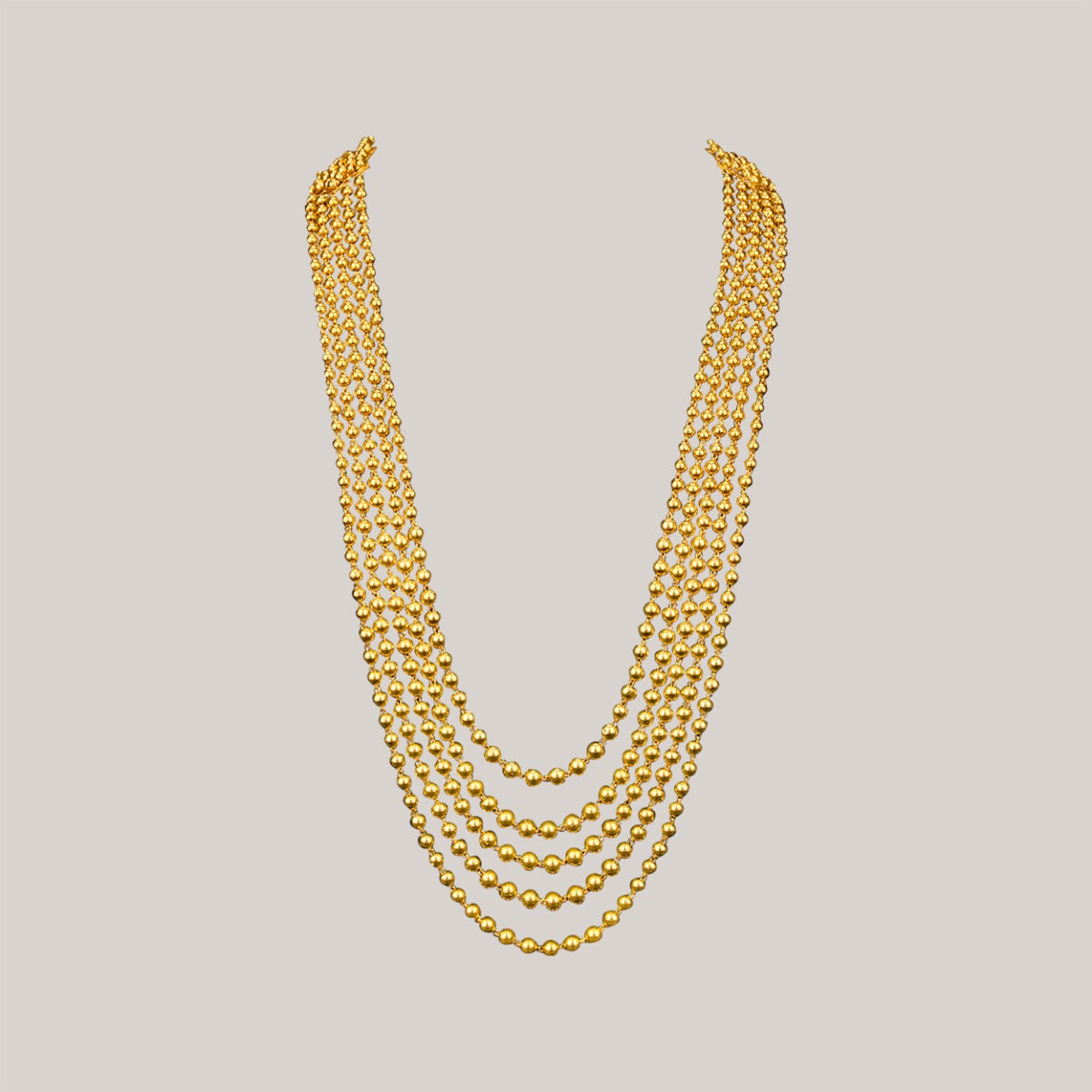 Dainty Temple Gold Necklace