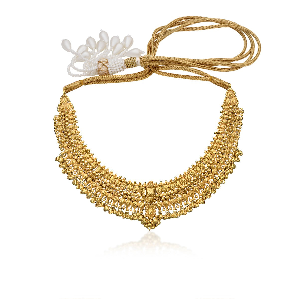 Boat Wide Gold Necklace