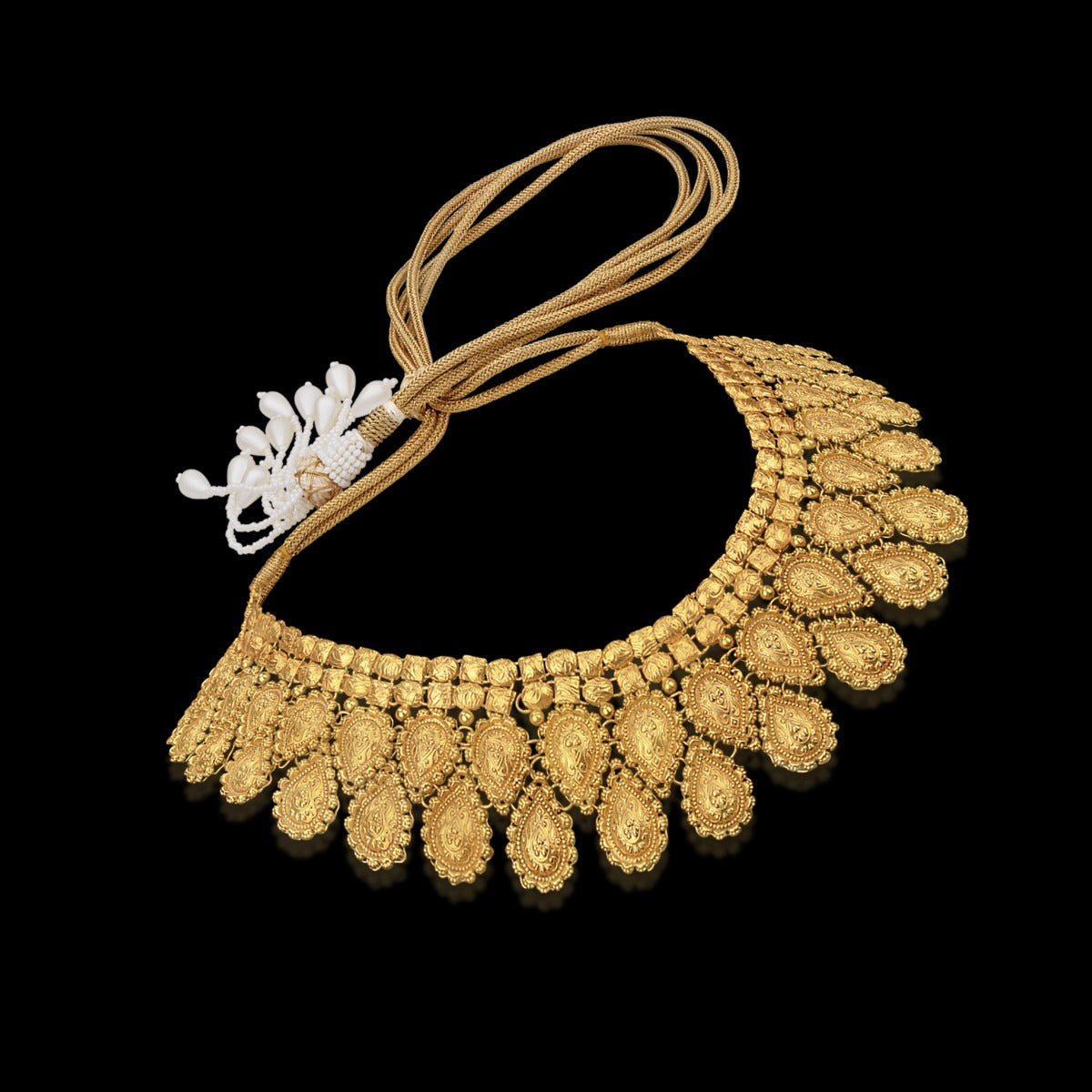 Diya Queen Gold Necklace