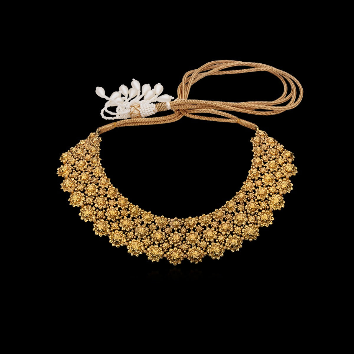 Floral Bedding Gold Necklace