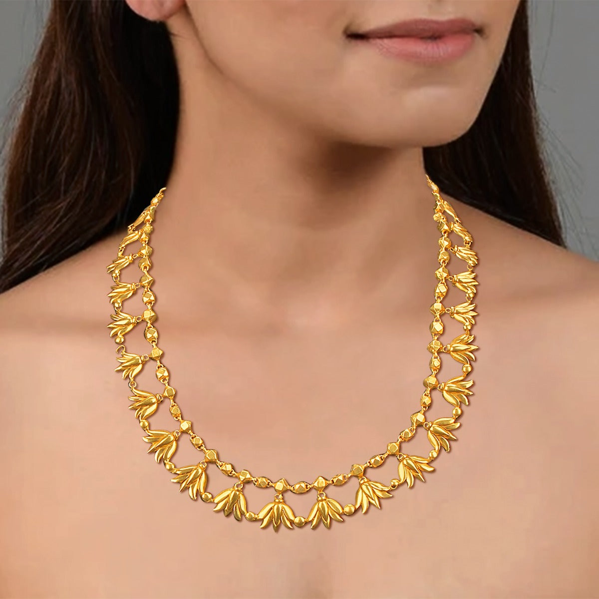 Classy Radha Gold Necklace