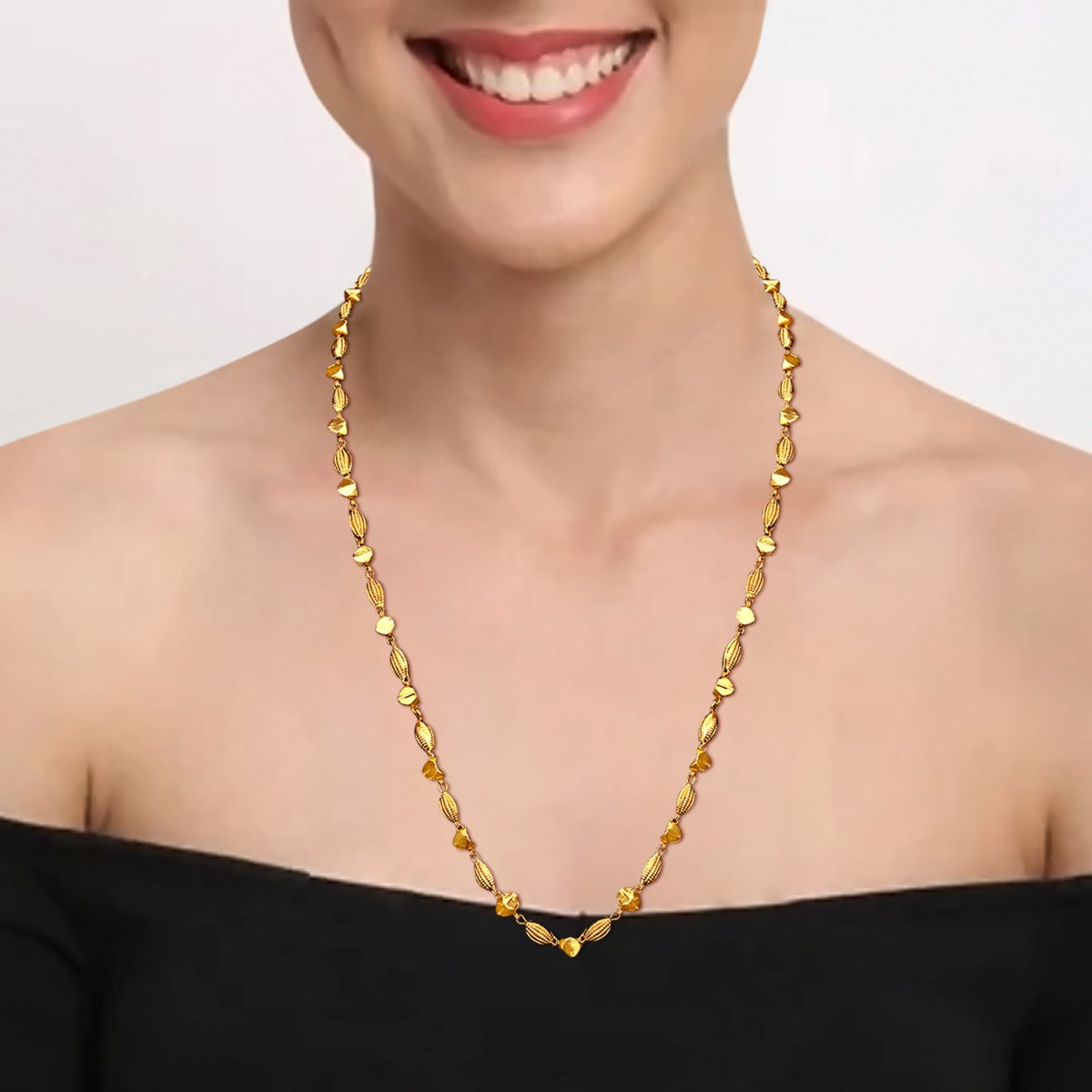 Dainty Single Gold Necklace