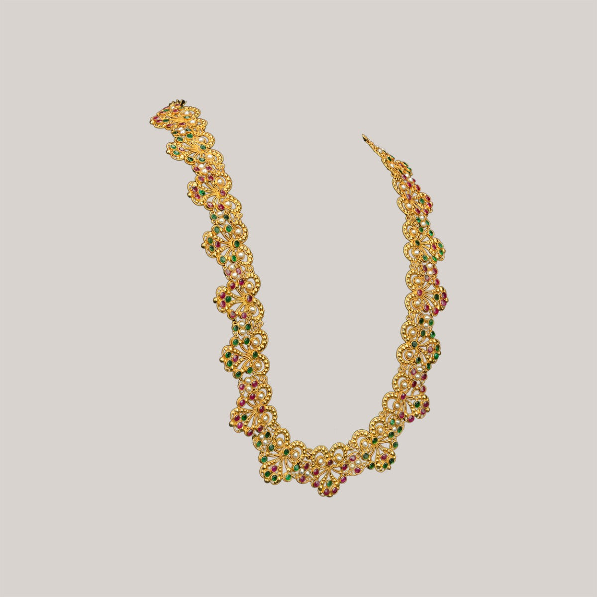 Elegant Radha Gold Necklace