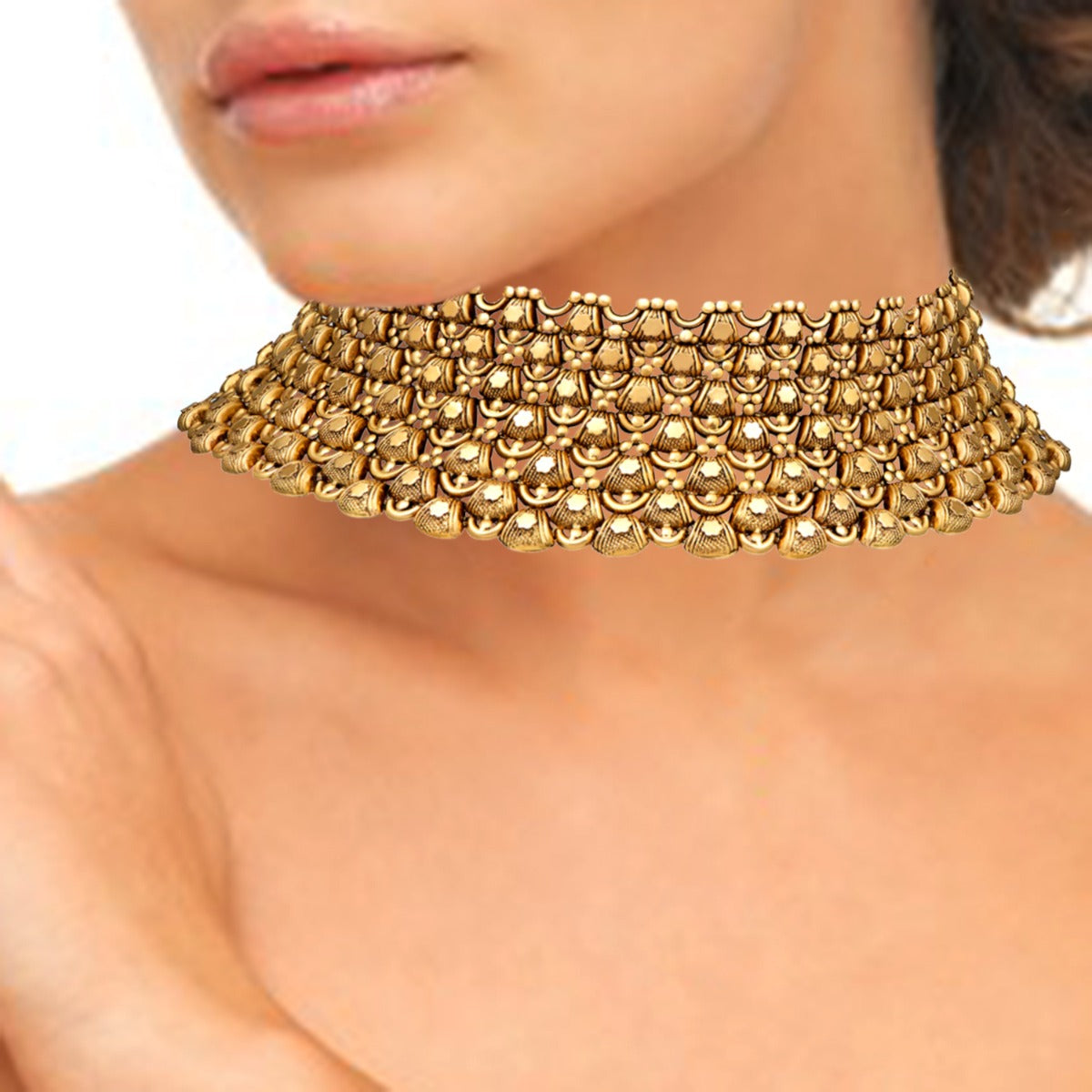 Classic Egyptian Gold Choker