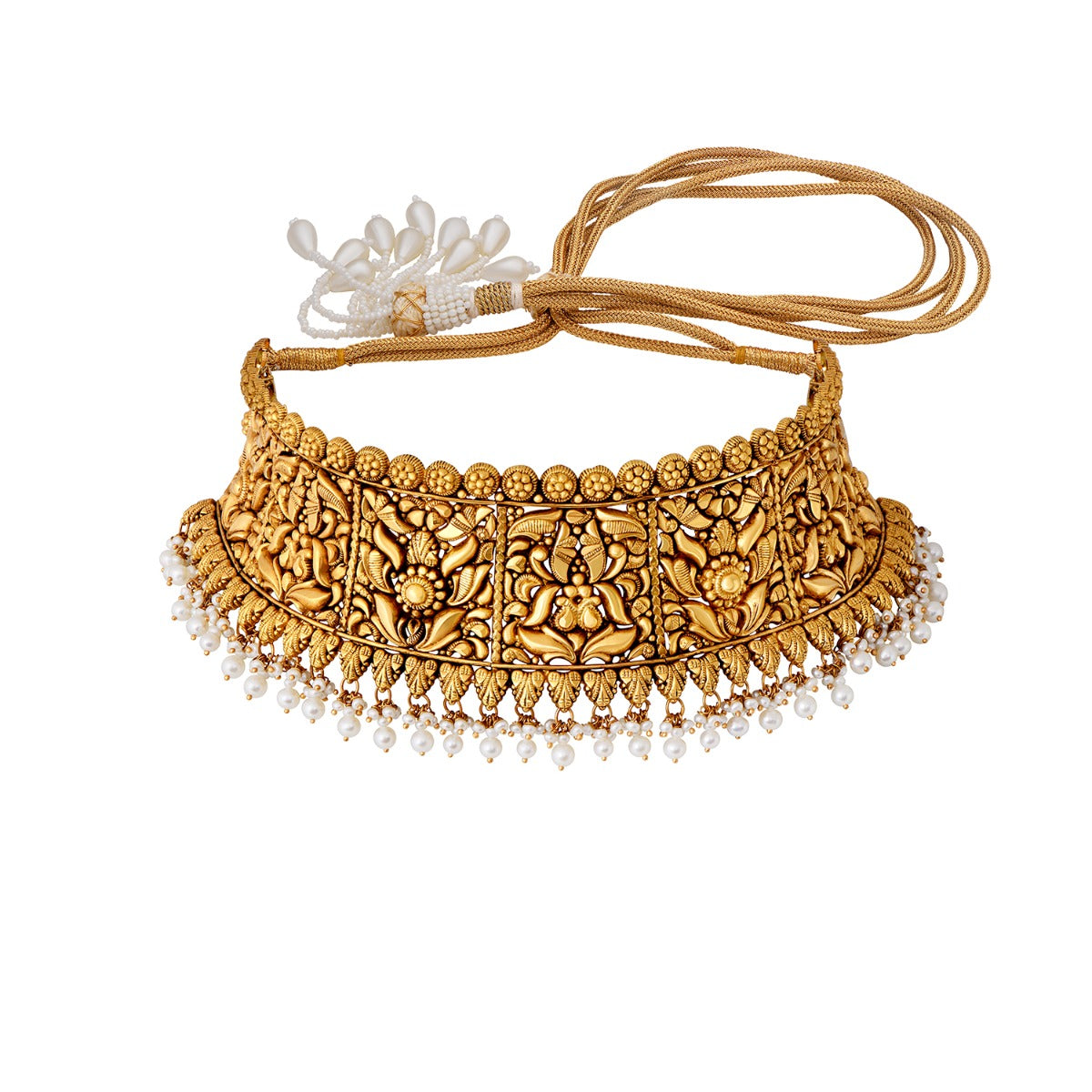 Temple Arch Gold Choker Set