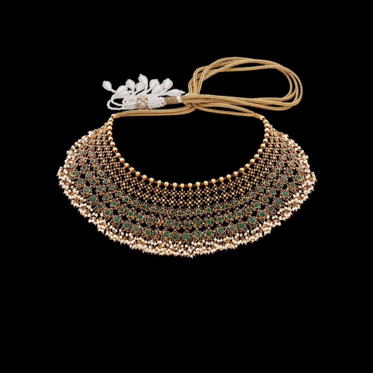 Megara Netted Gold Choker