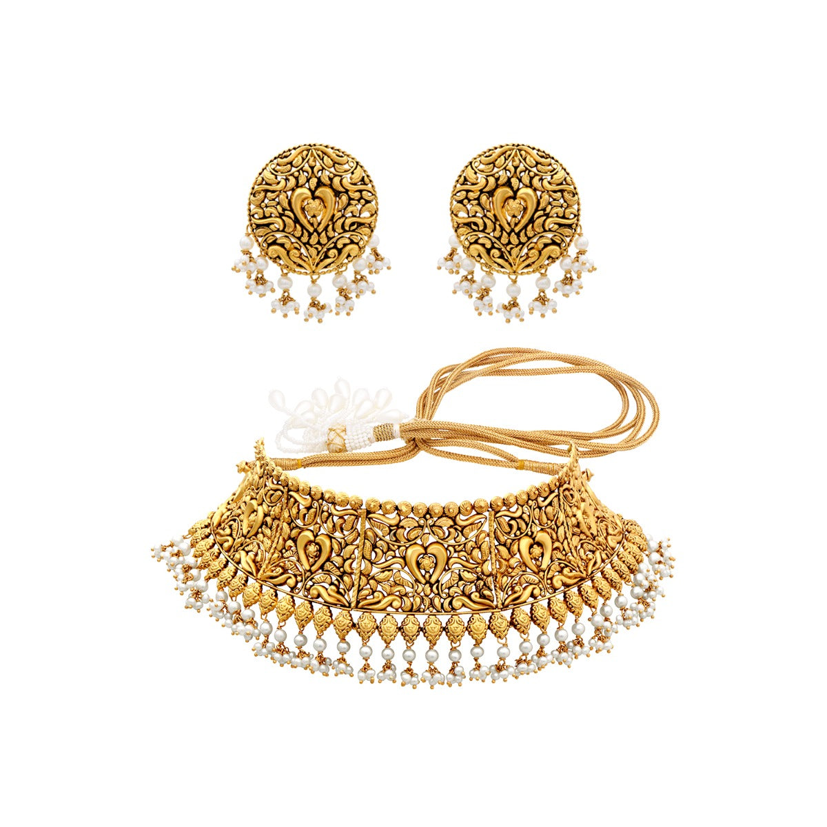 Sea Bed Gold Choker Set