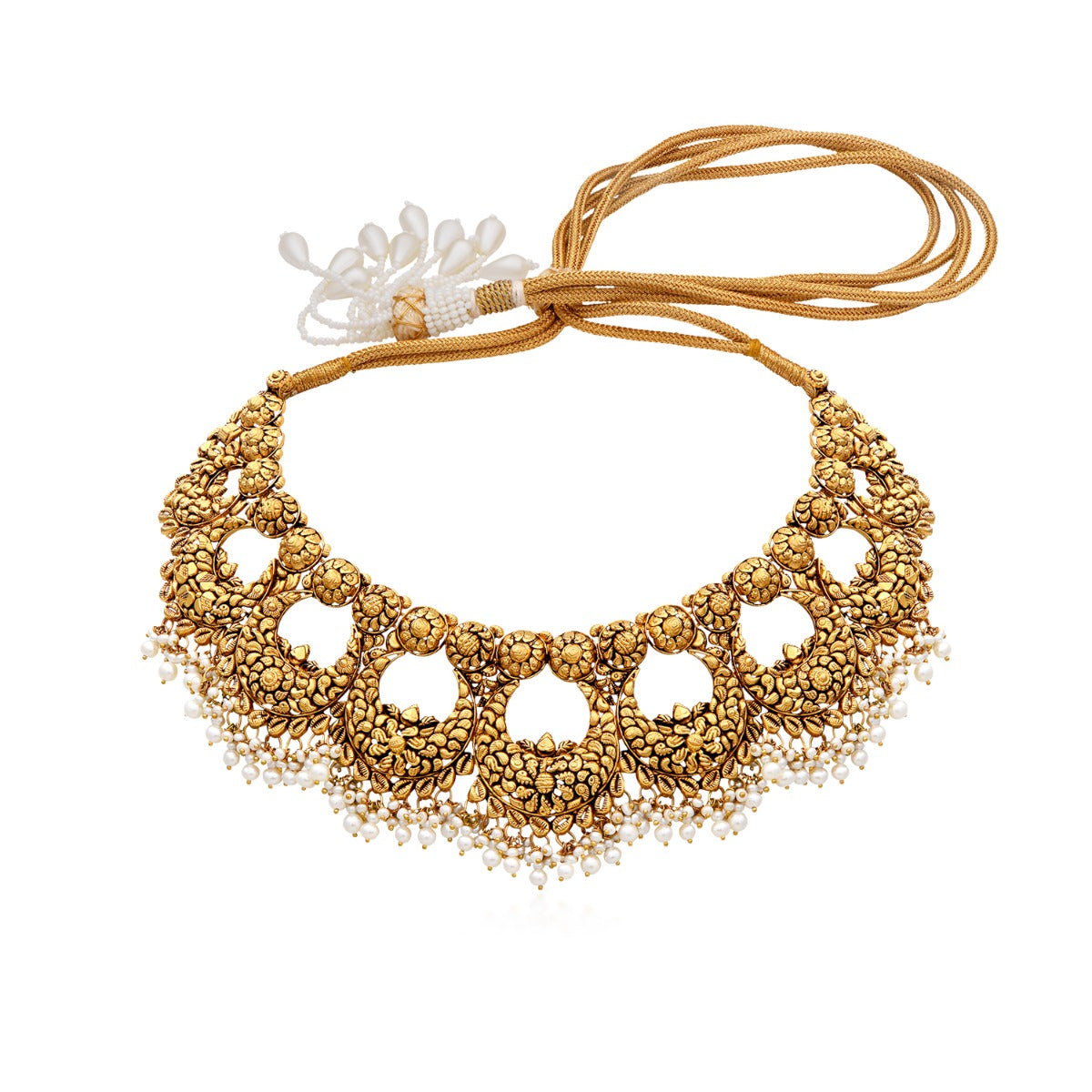 Jhumka Style Gold Choker