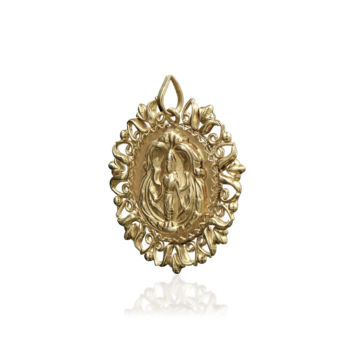 Dainty Goddess Gold Pendant