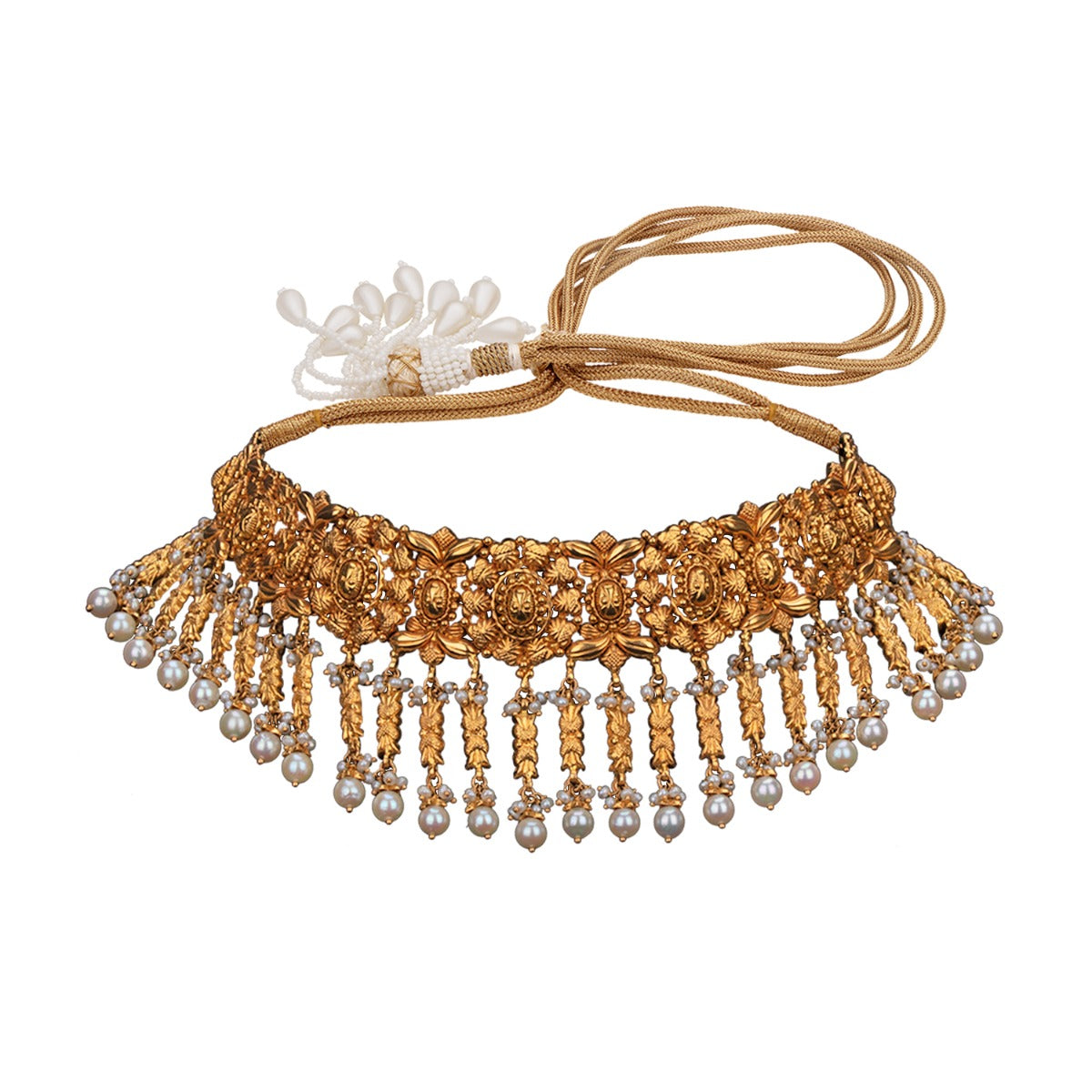 Chunky Wires Gold Choker