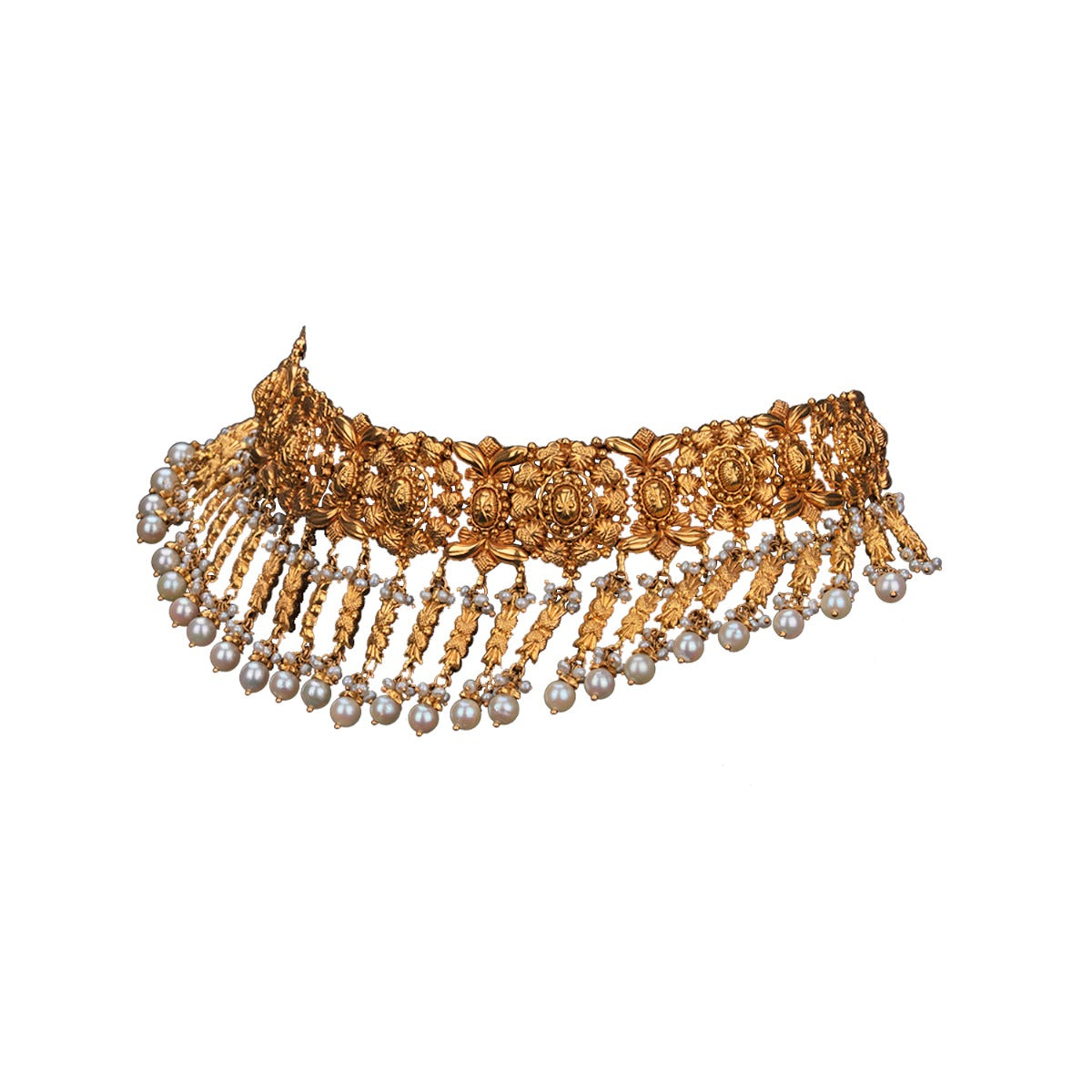Chunky Wires Gold Choker