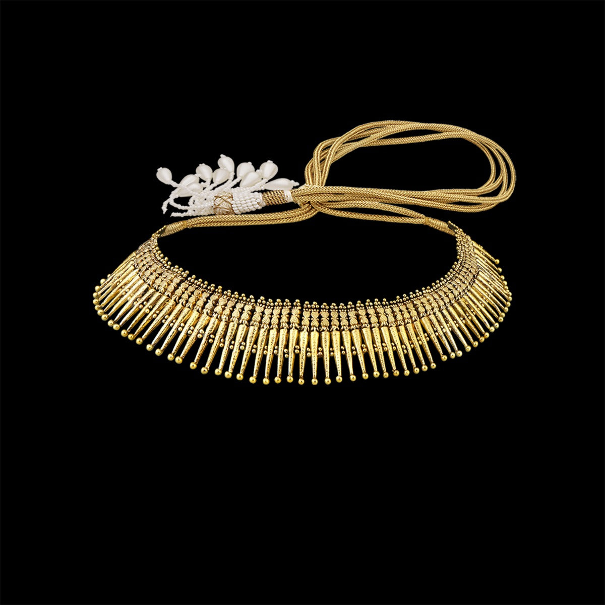 Tribal Contemporary Gold Choker Set