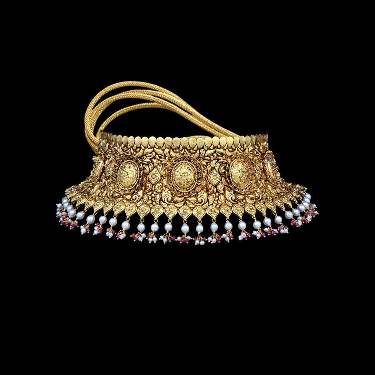 Persian Inspired Gold Choker