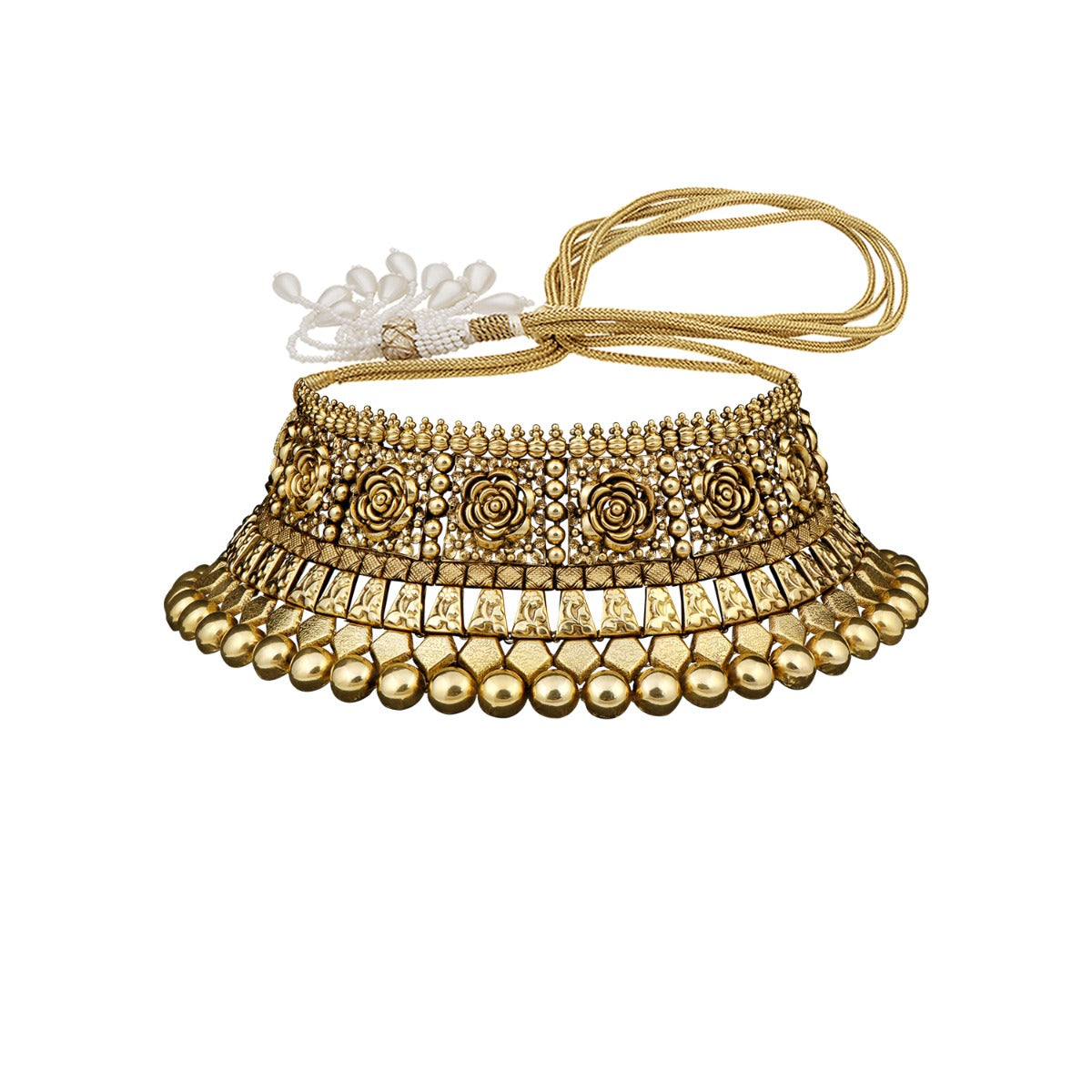 Belira Flora Gold Choker Set