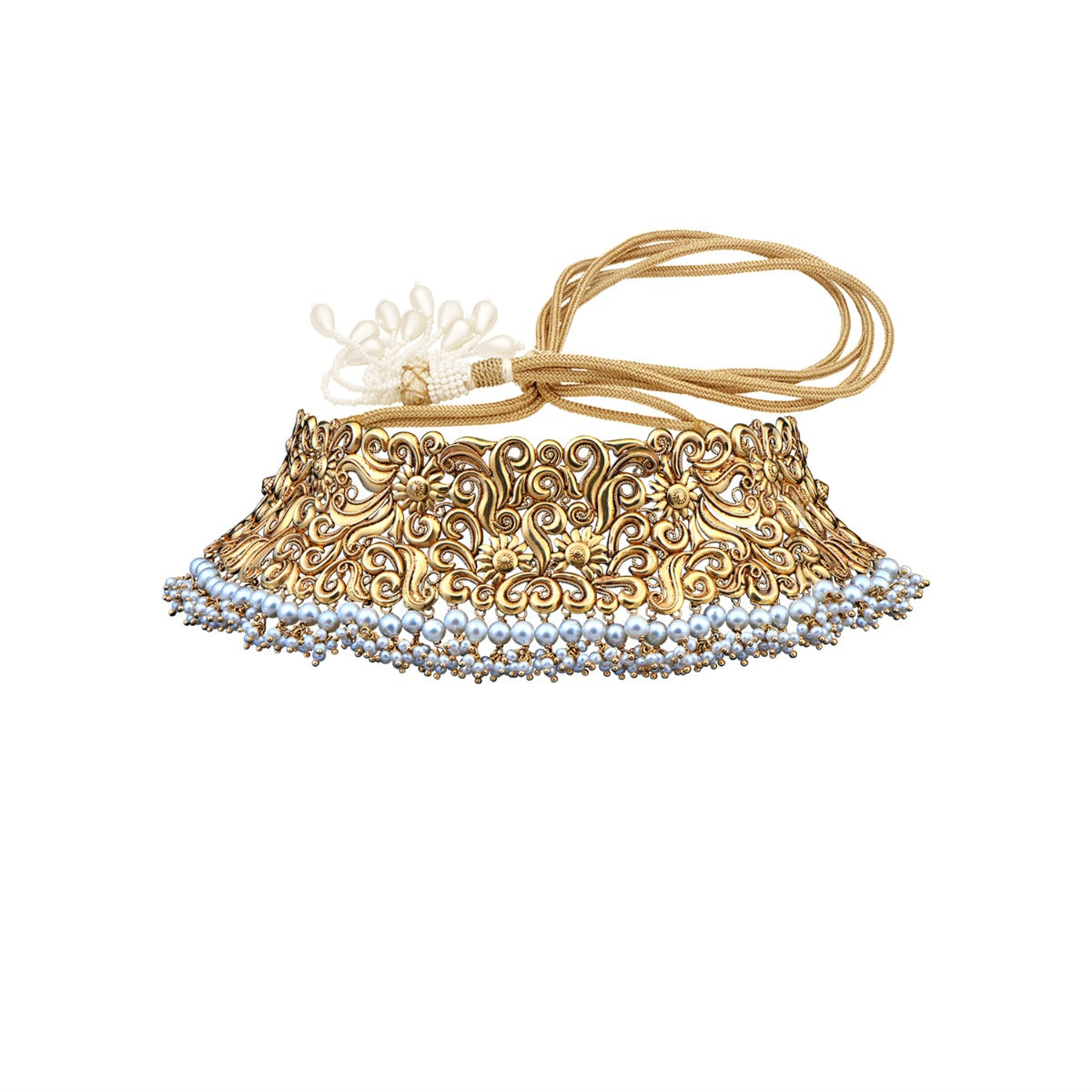 Arina Gold Choker Set