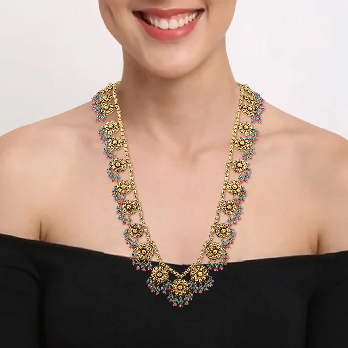 Classic Gold Long Necklace