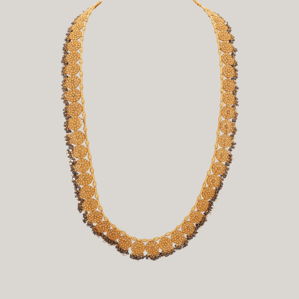 Monochrome Majesty Gold Necklace Set