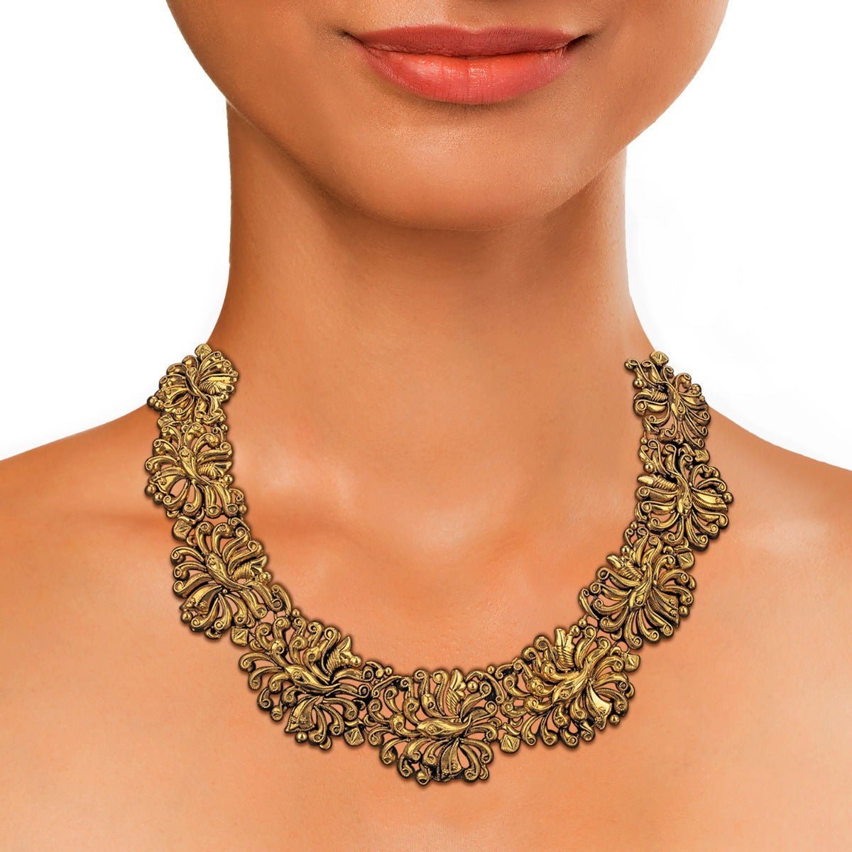 Snake Charmer Gold Necklace