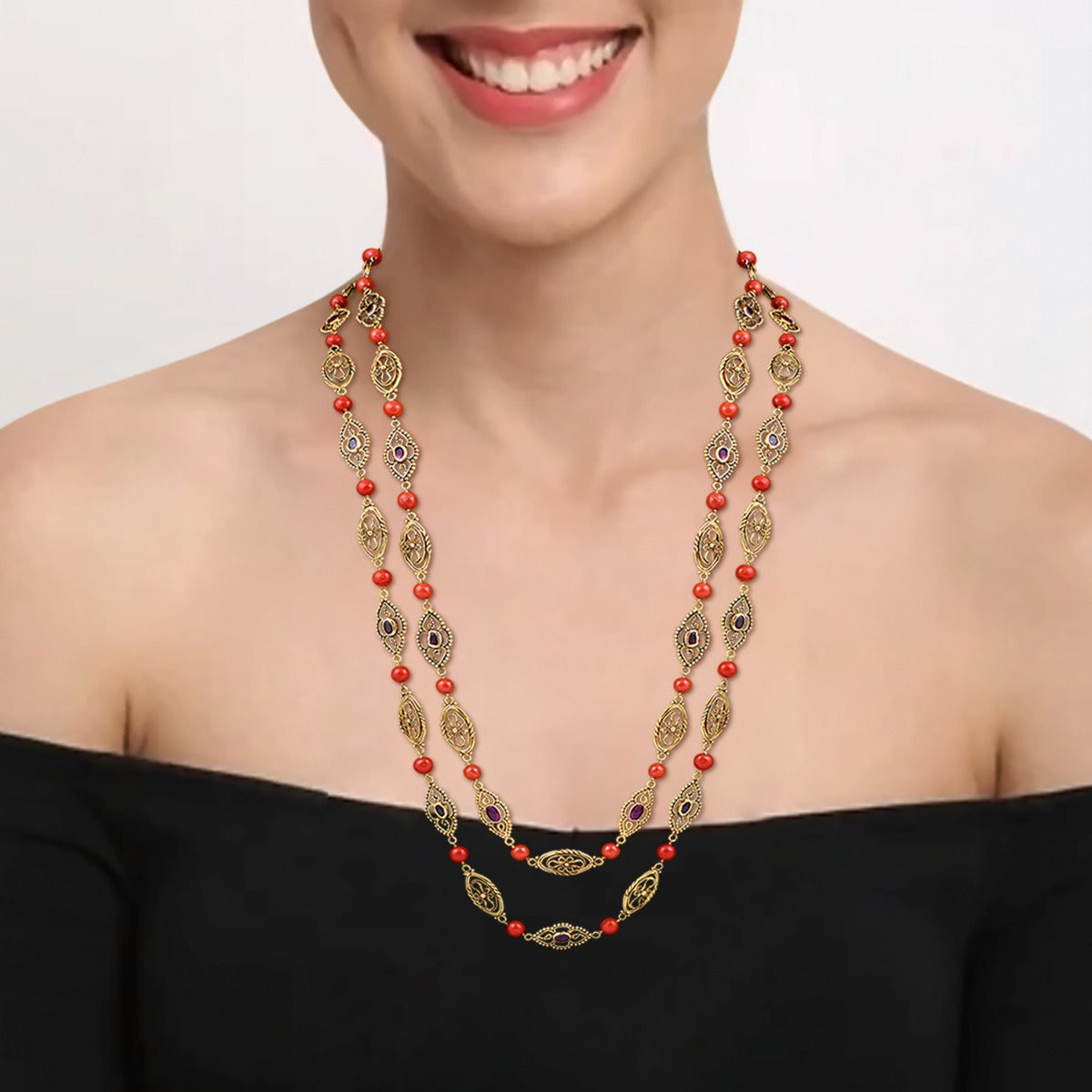 Classic Gold Long Necklace