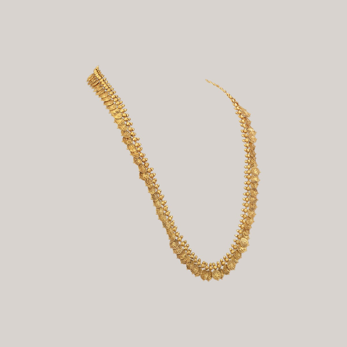 Chronology Coined Gold Long Necklace
