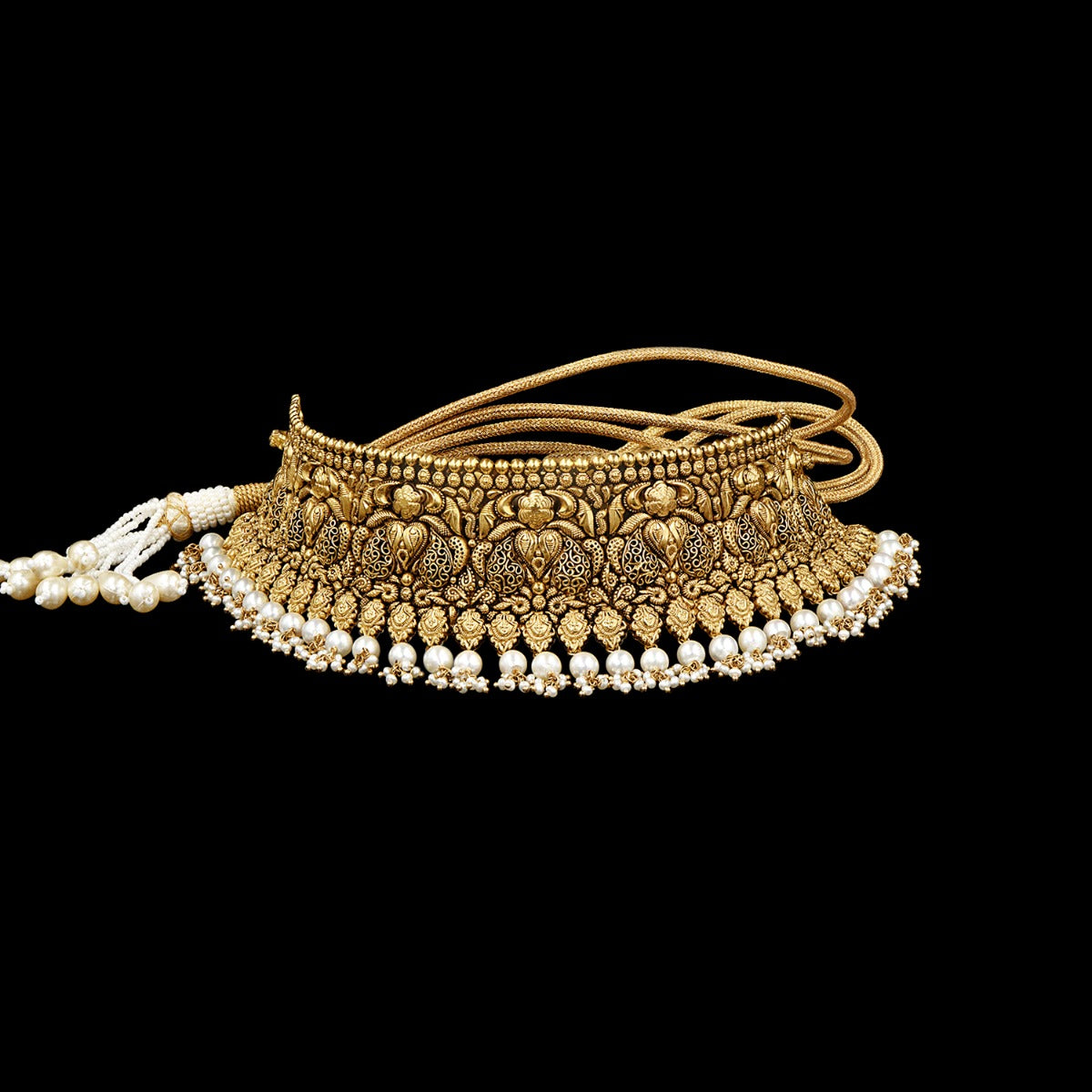 Elegant Gold Choker Set