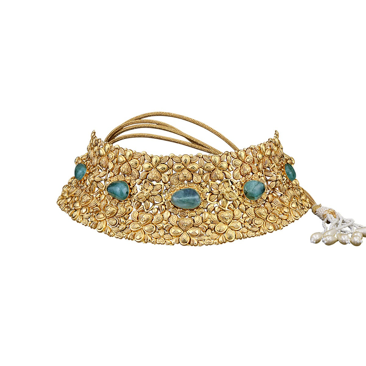 Poppy Fluer Gold Choker