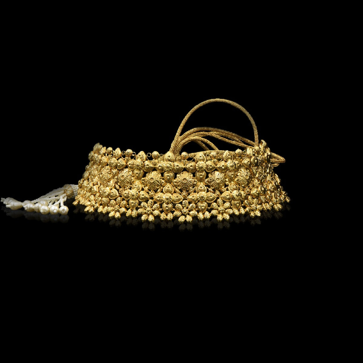 Floral Gold Choker