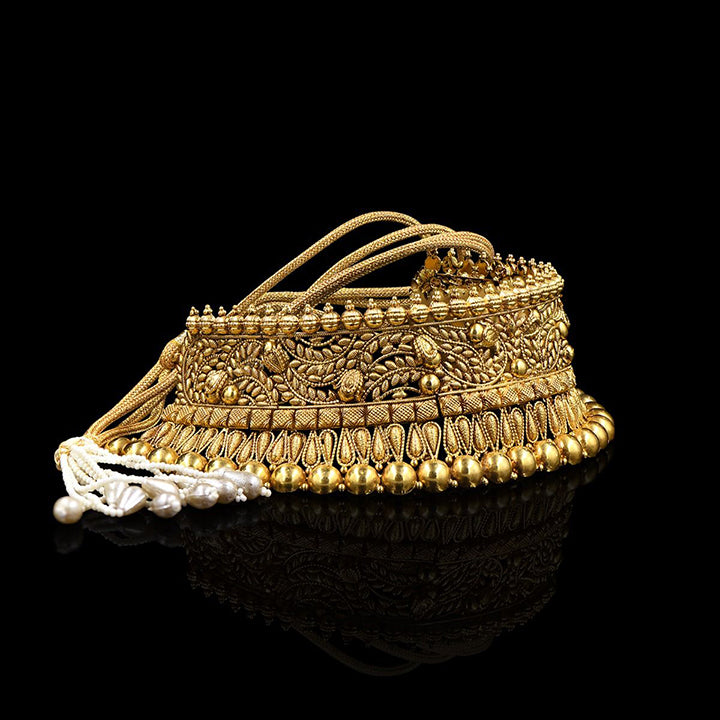 Gold Leaf Petal Choker