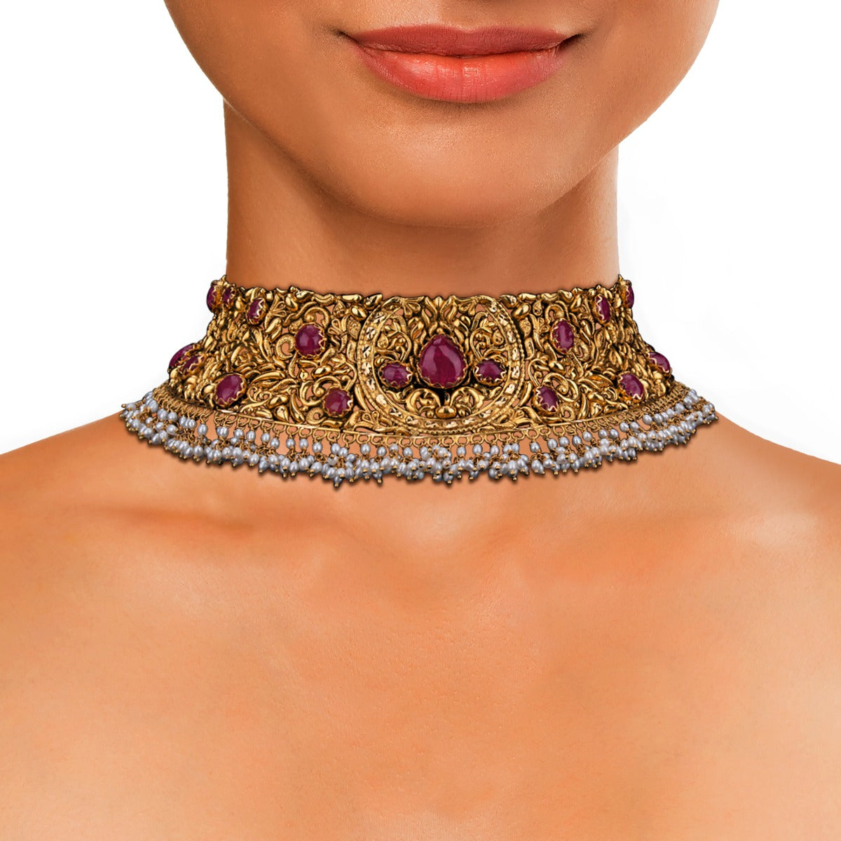 Red Queen Gold Choker