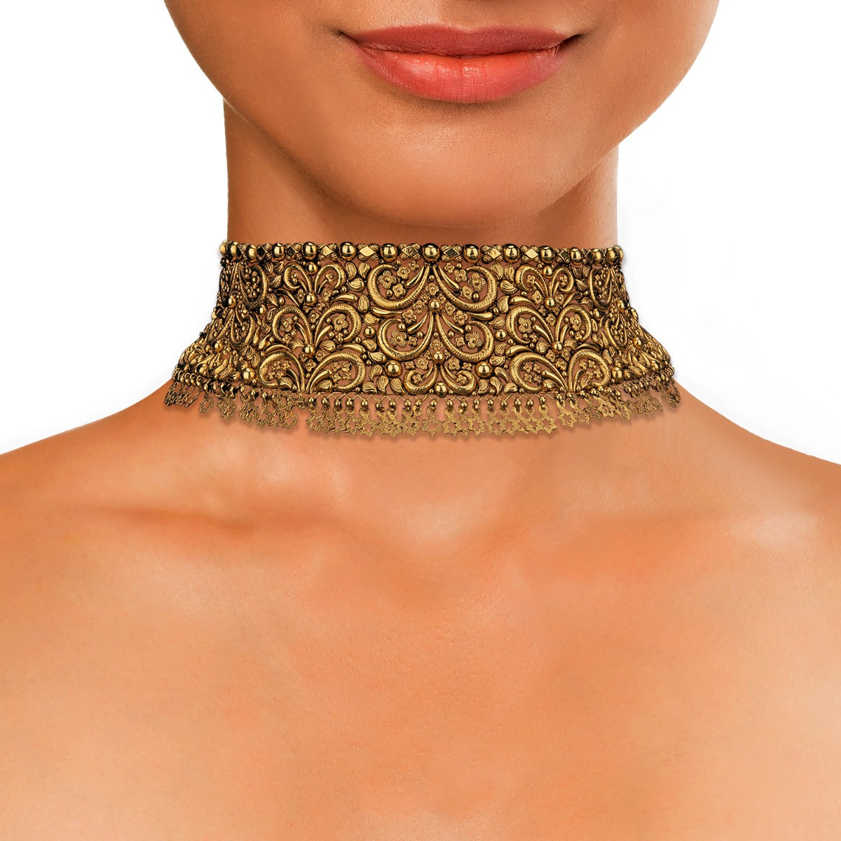Silhouette Stacker Gold Choker