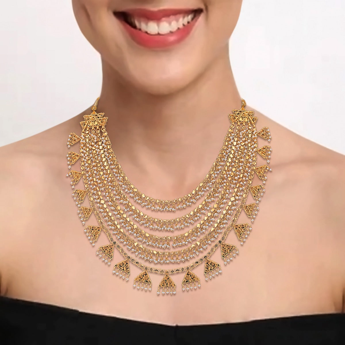 Grand Empress Gold Necklace