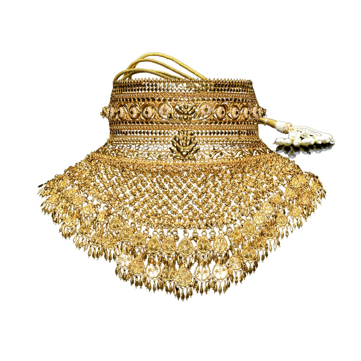 Elaborate Bridal Gold Choker