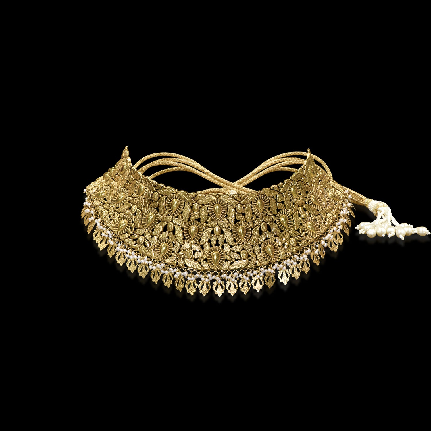 Dew Drops Gold Choker