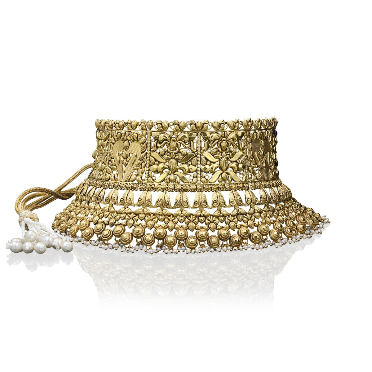 High Neck Gold Choker