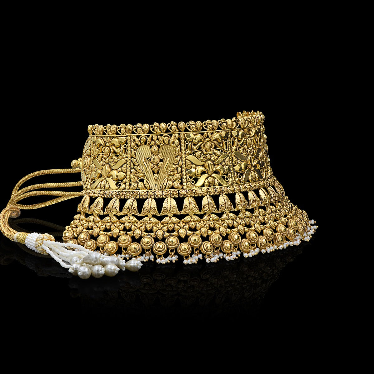 High Neck Gold Choker