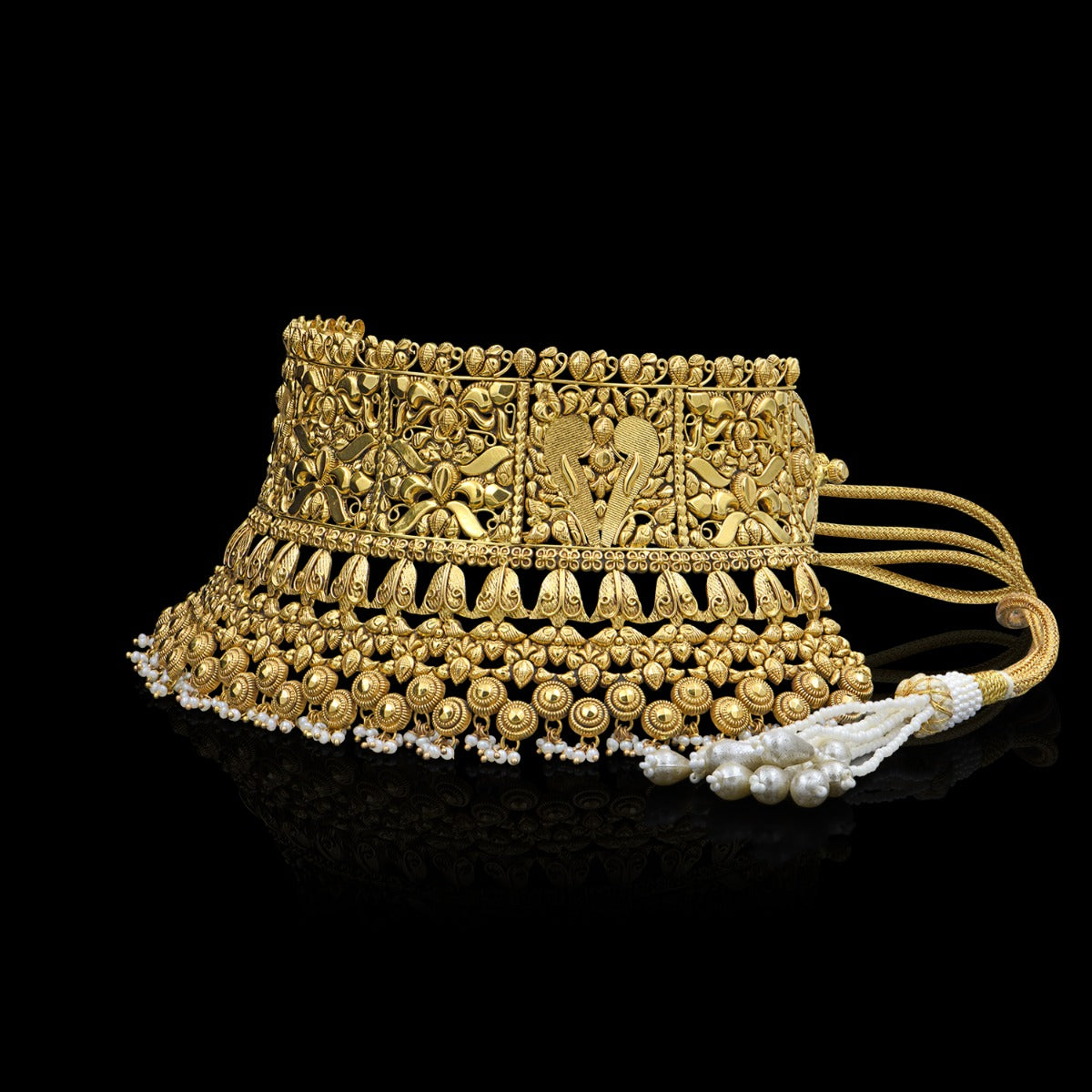 High Neck Gold Choker